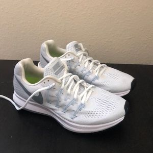 White Nike Running Sneakers